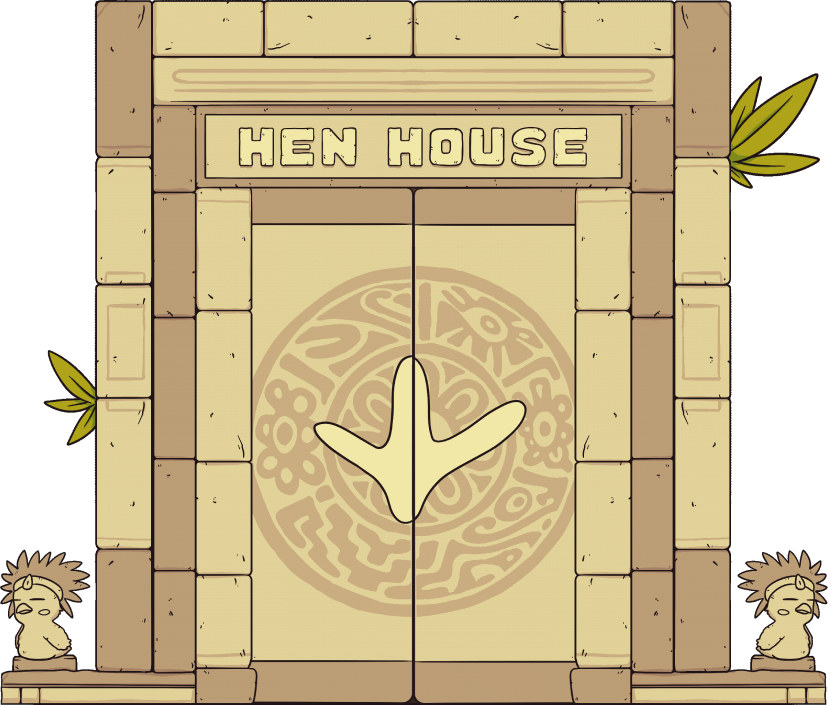 Hen House temple doors